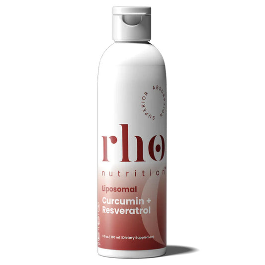 Rho Nutrition Liposomal Curcumin + Resveratrol – Promotes Joint Comfort 6oz