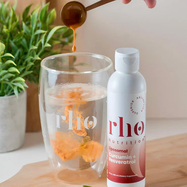 Rho Nutrition Liposomal Curcumin + Resveratrol – Promotes Joint Comfort 6oz