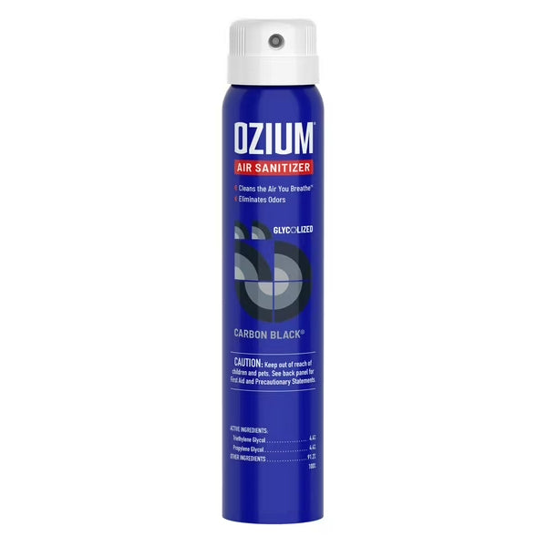 3 Pack - OZIUM Air Freshener Spray Black Carbon Scent 0.8oz