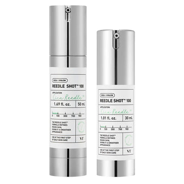 VT COSMETICS CICA Reedle Shot 100 Spicule Microneedling Serum for Pore Care 2 Pack
