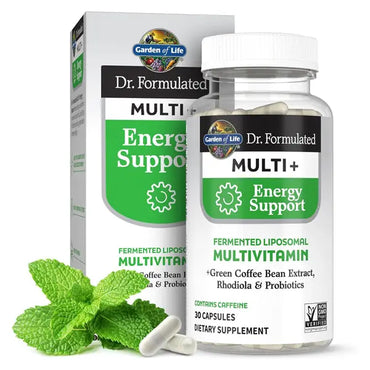2 Pack - Garden of Life Dr. Formulated Multi+ Energy Support 30 Capsules Garden of Life