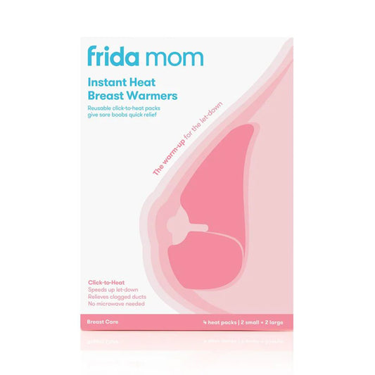 Frida Mom Reusable Instant Heat Breast Warmers Includes 4 Heat Packs