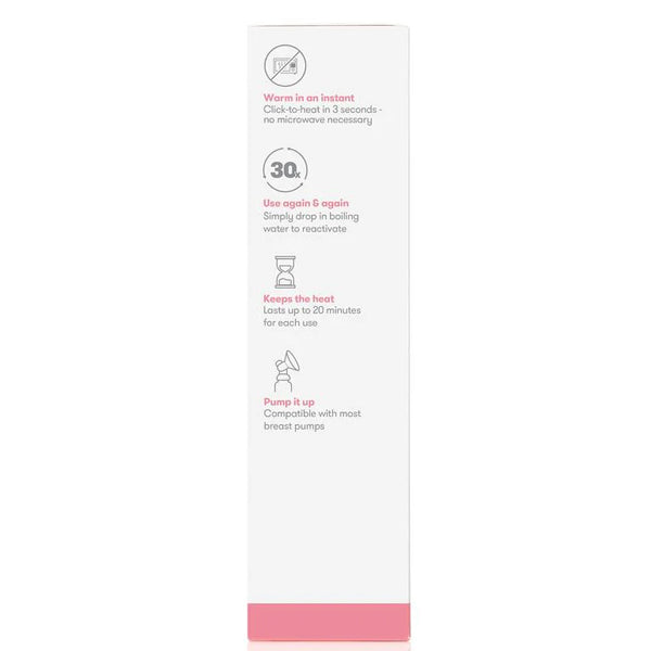 Frida Mom Reusable Instant Heat Breast Warmers Includes 4 Heat Packs