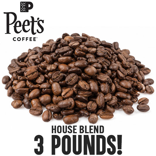 3 Pounds - Peet's Coffee Major House Blend Dark Roast Whole Bean Coffee Peet's Coffee
