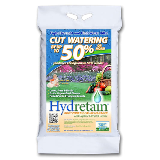 Hydretain Root Zone Drought Protection Control for Lawns Gardens 15lbs Hydretain