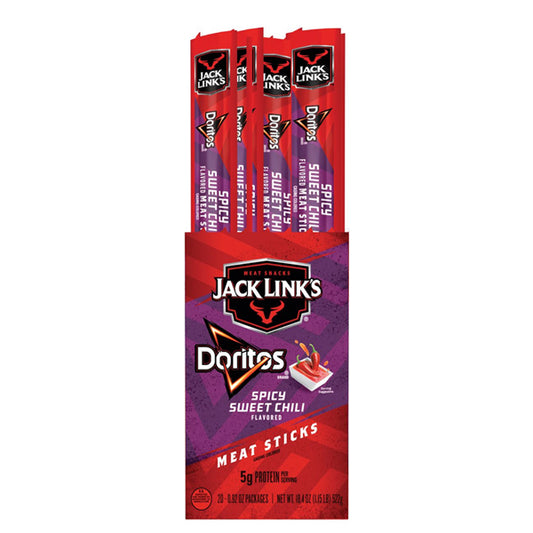 20 Pack - Frito Lay Jack Link's Doritos Spicy Sweet Chili Meat Sticks