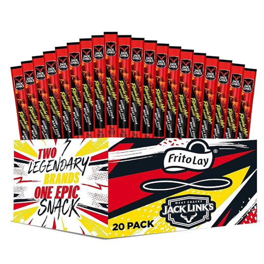 20 Pack - Frito Lay Jack Link's Meat Stick Flamin' Hot Jerky Stick
