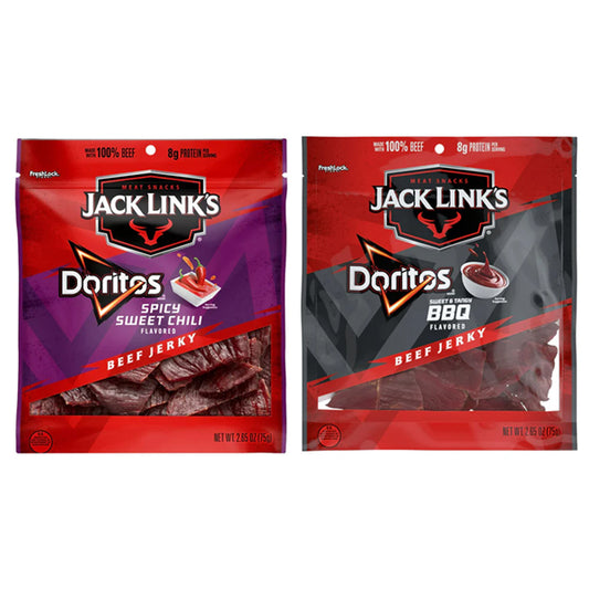 Jack Links Jerky Doritos Beef Jerky 2.65oz Choose Your Flavor Lot of 6 or 12
