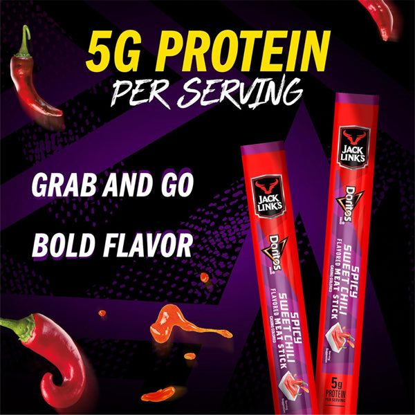 20 Pack - Frito Lay Jack Link's Doritos Spicy Sweet Chili Meat Sticks