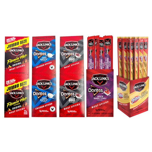 Jack Links Flavored Jerky Sticks Meat Sticks Frito Dorito - Choose Your Flavor