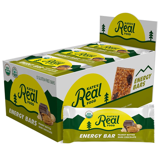 Kate’s Real Food Organic Granola Bars Peanut Butter & Dark Chocolate 12 Count Kate's Real Food