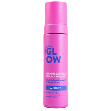 2 Pack - Australian Glow 1 Hour Express Self Tan Mousse Medium 6.76oz Australian Glow