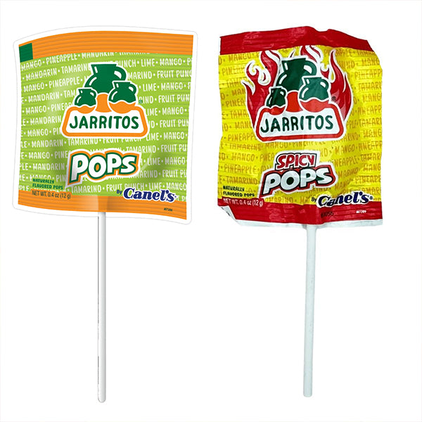 4 Pack - Jarritos Candy Variety Pack Sour & Sweet Gummies + Spicy & Sweet Lollipops Mexican Candy with Fruity Flavors