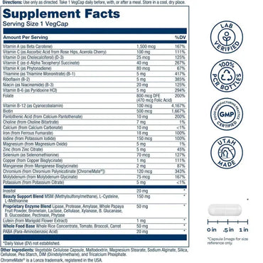 Solaray Once Daily Woman Multivitamin with Iron 90 VegCaps Solaray