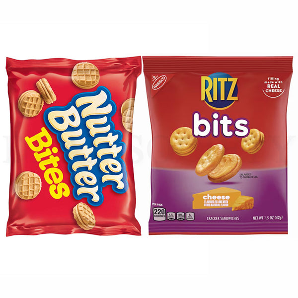 Nabisco Bulk Snack Pack Oreo Chips Ahoy Ritz Nutter Butter Sour Patch Kids 38 Pc