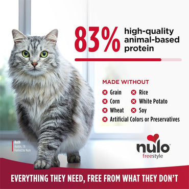 Nulo Freestyle High Protein Cat & Kitten Dry Food Chicken & Cod Recipe 14lb Nulo