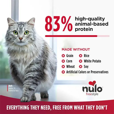 Nulo Freestyle High Protein Cat & Kitten Dry Food Chicken & Cod Recipe 14lb Nulo