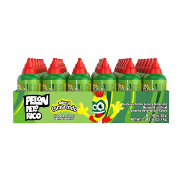 Pelon Pelo Rico Mexican Tamarind Candy 1 oz 36 Count Pelon Pelo Rico