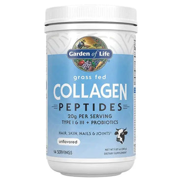 2 Pack - Garden of Life Grass Fed Unflavored Collagen Peptides Powder 14 Servings Garden of Life