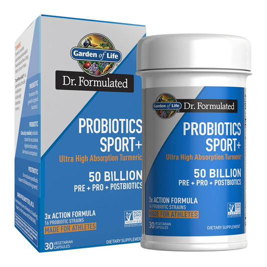 Garden of Life Probiotic Sport+ 50 Billion CFU Made for Athletes 30 Count