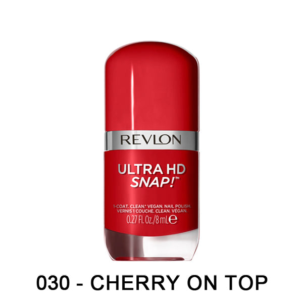 A 12-pack of Revlon Ultra HD Snap Rich Glossy Nail Polish Assorted Colors offers vibrant, quick-drying shades in convenient containers from the trusted Revlon brand.