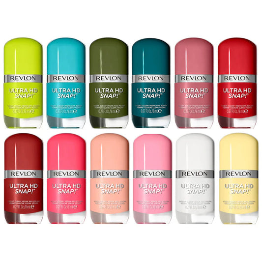 Revlon Ultra HD Snap Rich Glossy Nail Polish Assorted Color 12 Pack