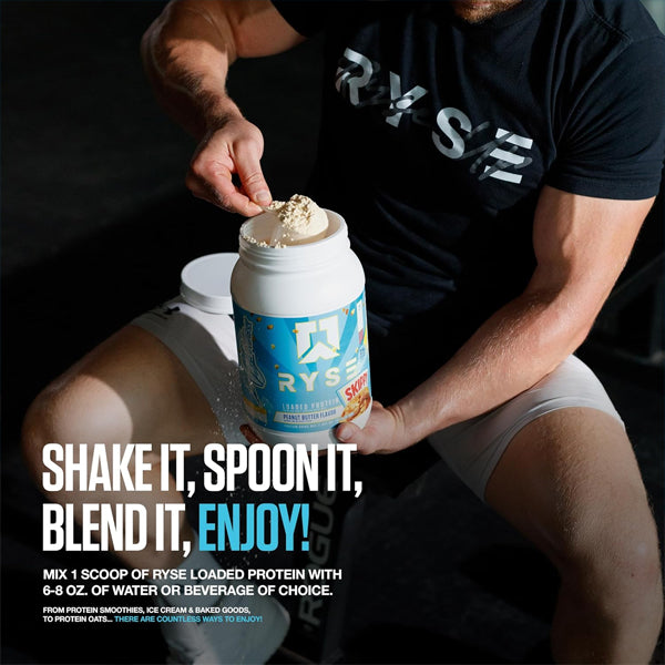Ryse Loaded Protein Powder Jet-Puffed Marshmallow 1.5lb Tub