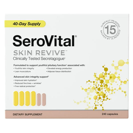 Serovital Skin Revive Anti-Aging Supplement for Women 240 Capsules 40 Day Supply