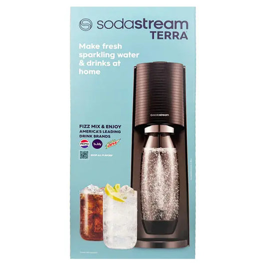 SodaStream Terra Sparkling Water Maker with CO2 and Carbonating Bottle SodaStream