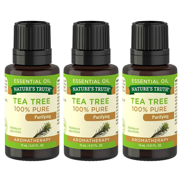 3 Pack - Nature's Truth Aromatherapy 100% Pure Essential Oil, Tea Tree, 0.5 Fl Oz