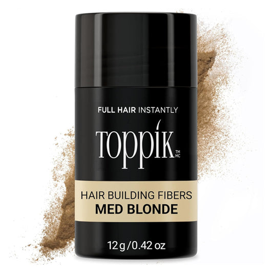 Toppik Hair Building Fibers, Fill In Fine or Thinning Hair Instantly Medium Blonde 0.42oz