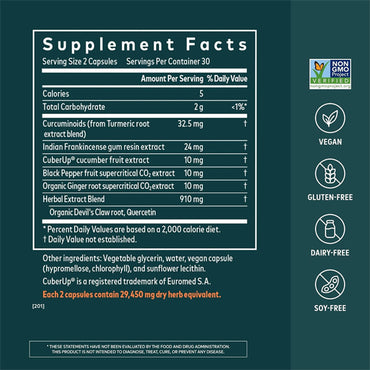 Gaia Herbs Turmeric Supreme Joint Health 60 Vegan Capsules Gaia Herbs