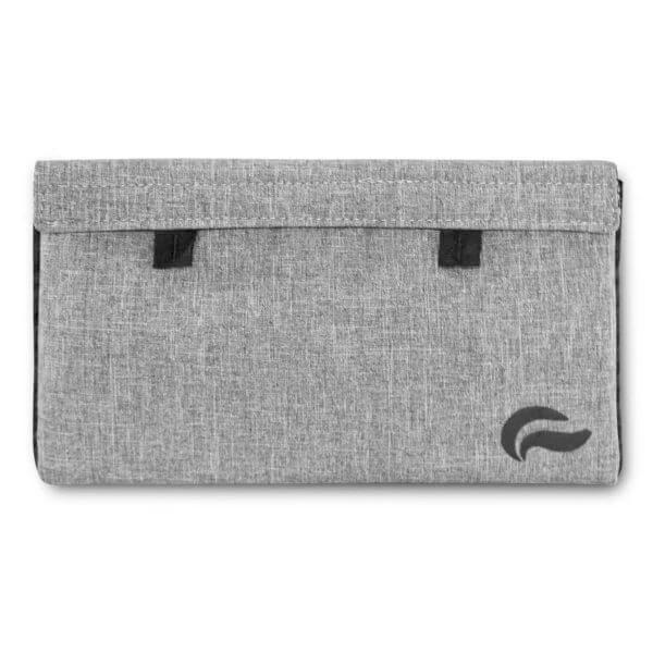 Skunk Mr Slick 11” Stash Storage Case - Eliminate Odor, Stink, and Smelly Scent in a Carbon Lined Airtight Storage Sack-Skunk-Gray-Deal Society