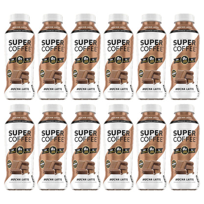 12 Pack - Kitu Super Coffee Enhanced Mocha Latte Positive Energy 12oz Kitu