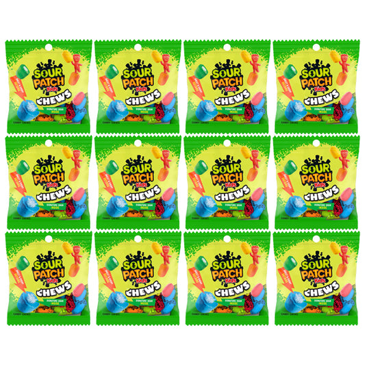 12 Pack - Sour Patch Kids Chews Soft & Chewy Candy, 2.12oz Sour Patch Kids