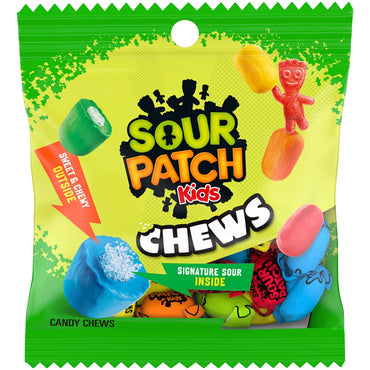 12 Pack - Sour Patch Kids Chews Soft & Chewy Candy, 2.12oz Sour Patch Kids