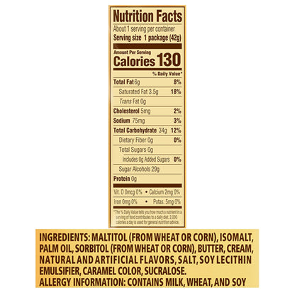 12 Pack - Werther's Original Chewy Sugar Free Caramel Candy 1.46oz