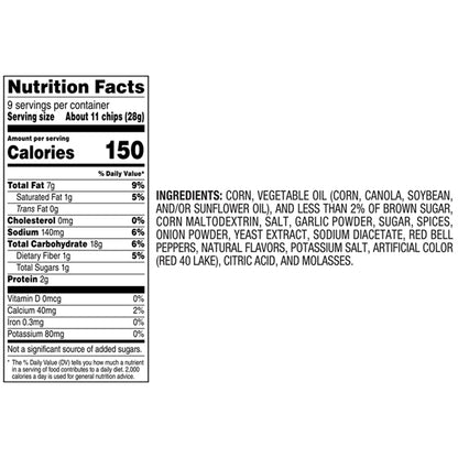 12 Pack - Doritos Flamin Hot Korean BBQ Style Flavored Tortilla Chips 9oz