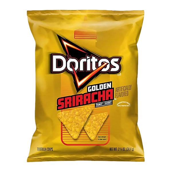 13 Pack - Doritos Golden Sriracha Flavored Tortilla Chips 2.625oz Doritos