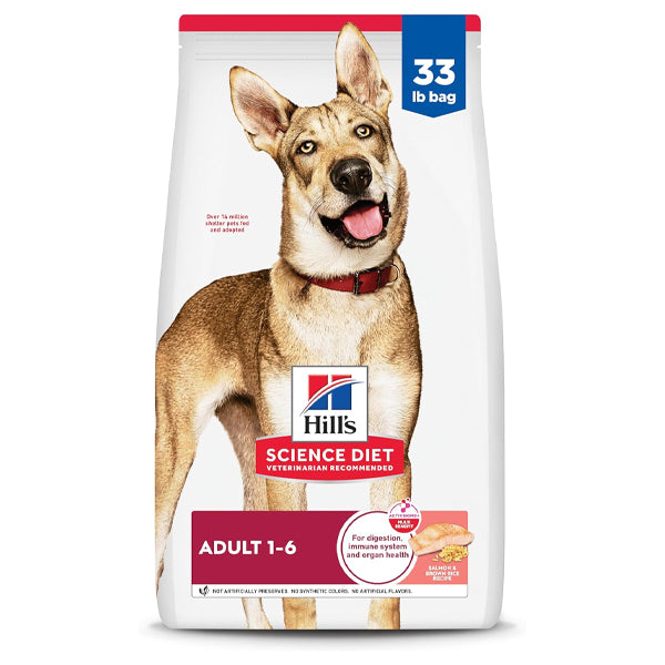 Hill's Science Diet Adult 1-6 Dry Dog Food Salmon & Brown Rice 33lb Hill's Science Diet