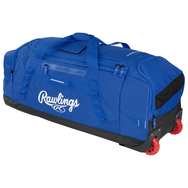 Rawlings YADI 2.0 Wheeled Catcher's Bag Yadier Molina Model Royal Blue Rawlings