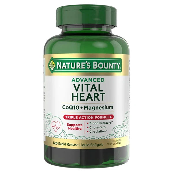 Nature's Bounty Advanced Triple Action Vital Heart 120 Softgels Nature's Bounty