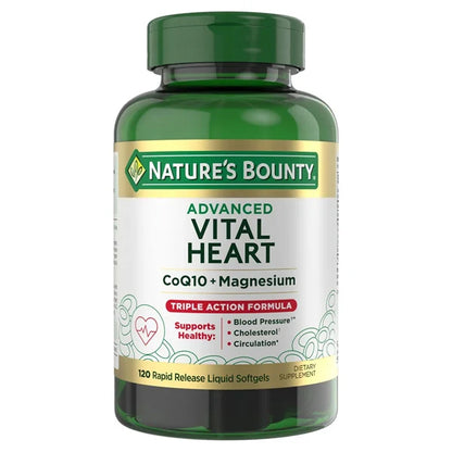 Nature's Bounty Advanced Triple Action Vital Heart 120 Softgels Nature's Bounty