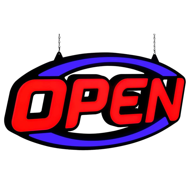 GreenCube 2026 Model 32" x 16" Remote Controlled LED Neon Open Sign GreenCube