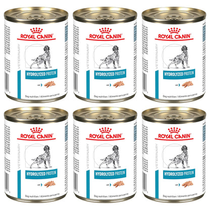 6 Pack - ROYAL CANIN Veterinary Diet Canine Hydrolyzed Protein Adult Loaf Dog Food 13.7oz Royal Canin
