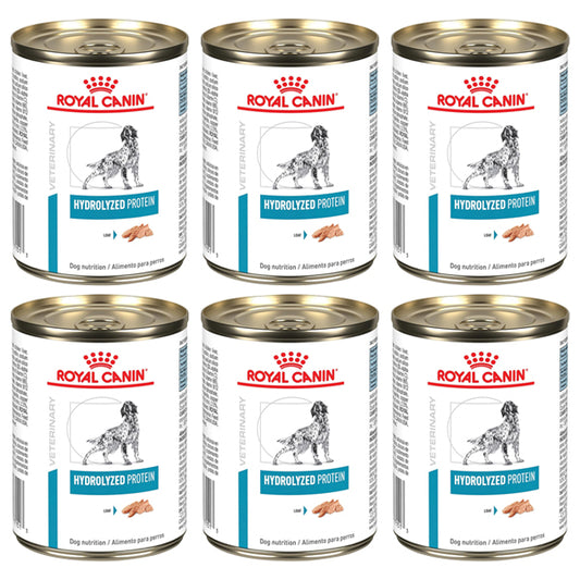 6 Pack - ROYAL CANIN Veterinary Diet Canine Hydrolyzed Protein Adult Loaf Dog Food 13.7oz Royal Canin