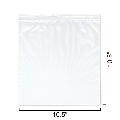 2,000 Count - 1 Gallon Zipper Bags Bulk Pack 10.5" x 10.5" Standard Duty Unbranded