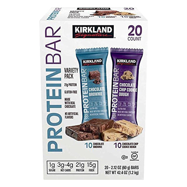 Kirkland Signature Protein Bar Energy Variety Pack - 20 Count