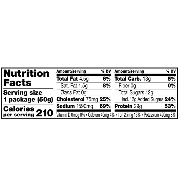 20 Pack - Jack Link’s Teriyaki Beef Jerky Steak Bites 1.75 oz