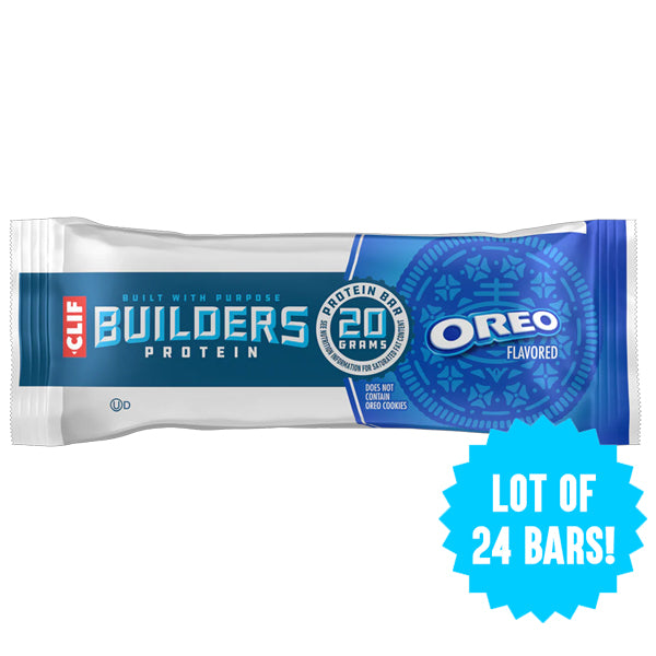 24 Pack - Clif Builders Protein Bar Oreo Flavor 2.4oz